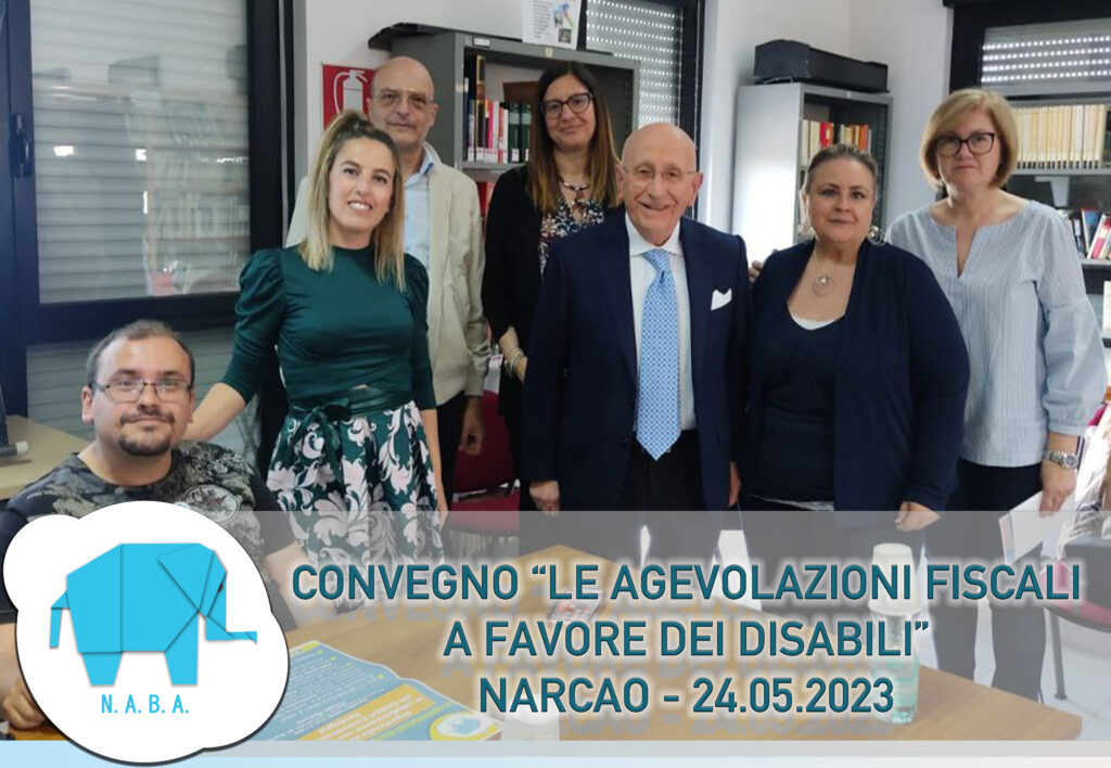 Convegno le agevolazioni fiscali per disabili a Narcao