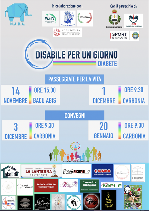 LOCANDINA DISABILE PER UN GIORNO 2023